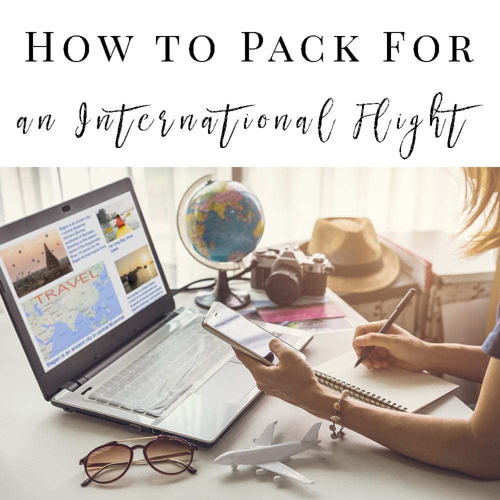 What To Pack For A Long International Flight