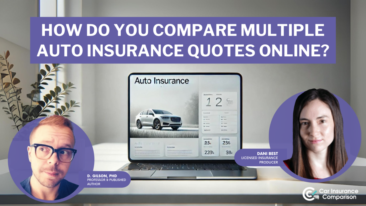 How To Compare Insurance Quotes Online Effectively
