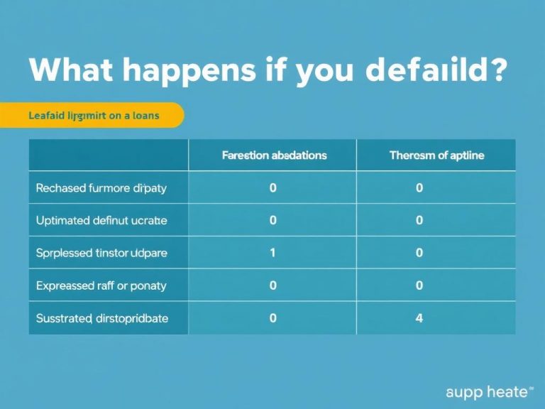 What Happens If I Default On My Loan Payments